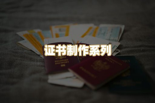 证书制作系列